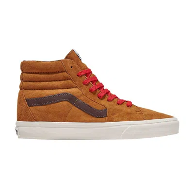 Pre-owned Vans Sk8-hi 'plaid - Glazed Ginger Brown' | Men's Size 7