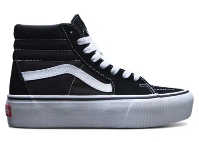 Pre-owned Vans Sk8hi Platform 2 (women's) Sneakers In Black/true White