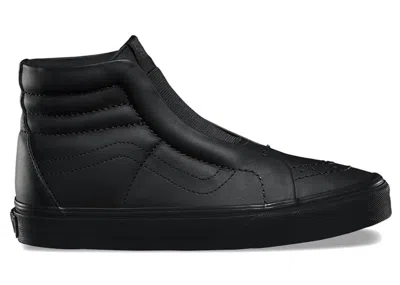 Pre-owned Vans Sk8hi Reissue Laceless Leather (women's) Sneakers In Black