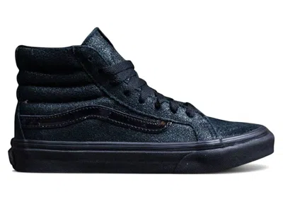 Pre-owned Vans Sk8hi Slim Patent Crackle (women's) Sneakers In Black