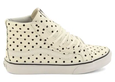 Pre-owned Vans Sk8hi Slim Polka Dots (women's) Sneakers In White