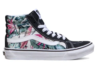 Pre-owned Vans Sk8hi Slim Tropical Mesh Metallic (women's) Sneakers In True White