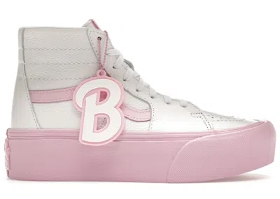 Pre-owned Vans Sk8hi Tapered Stackform Barbie Sneakers In White/light Pink