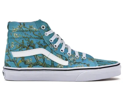 Pre-owned Vans Sk8hi Van Gogh Sneakers In Almond Blossom/true White