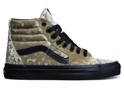 Pre-owned Vans Sk8hi Velvet (women's) Sneakers In Brown/tan