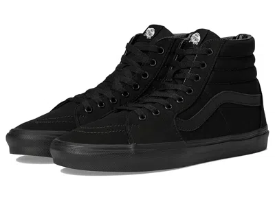 Vans Sk8-hi Wide Shoes Canvas Black/black :