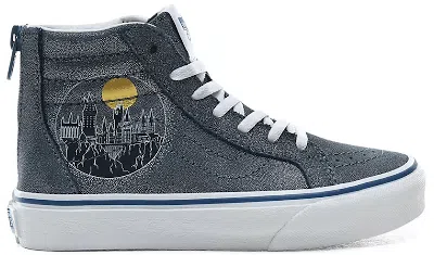 Pre-owned Vans Sk8hi Zip Harry Potter Castle Sneakers In Hogwarts/metallic