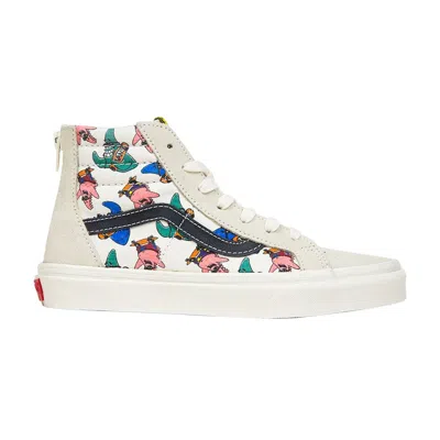 Pre-owned Vans Sk8-hi Zip Lx Kids 'spongebob' | White | Kid's Size 3.5
