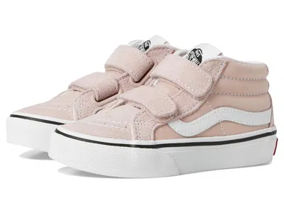 Vans Sk8-mid Reissue V (little Kid) Kid's Shoes Color Theory Sepia Rose : 13 Little Kid M, Leather/canvas In Neutral