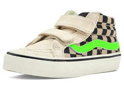 Vans Sk8-mid Reissue V (little Kid) Kids Shoes Glow Taupe Mist : 2.5 Little Kid M, Canvas In Neutral
