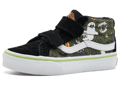 Vans Sk8-mid Reissue V (little Kid) Kids Shoes Halloween: 13.5 Little Kid M, Canvas/suede In Green