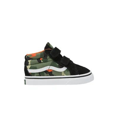 Pre-owned Vans Sk8-mid Reissue V Toddler 'geo Camo Black' | Infant Size 4