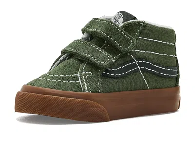Vans Sk8-mid Reissue V (toddler/little Kid) Kid's Shoes Gum Green Balsam: 10 Toddler M