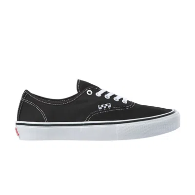 Pre-owned Vans Skate Authentic 'black White'