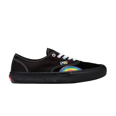 Pre-owned Vans Skate Authentic 'pride' In Black