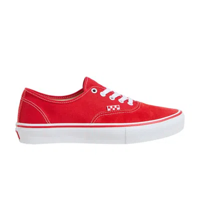 Pre-owned Vans Skate Authentic 'red' | Men's Size 10.5