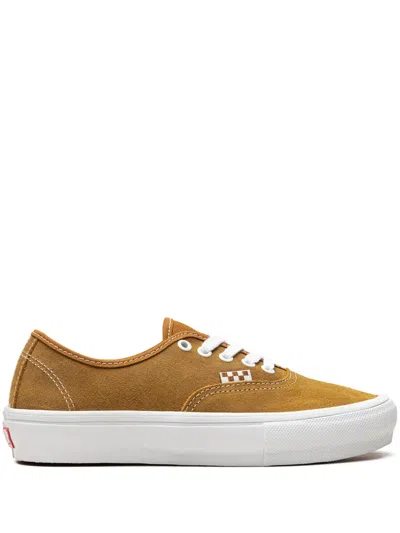 Vans Skate Authentic Suede Sneakers In Brown