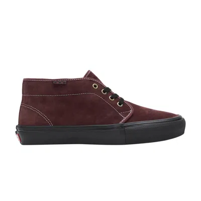 Pre-owned Vans Skate Chukka 'dark Red Black'