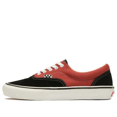 Vans Skate Era Skate Boarding Casual Shoes 'university Red Green' In Multi
