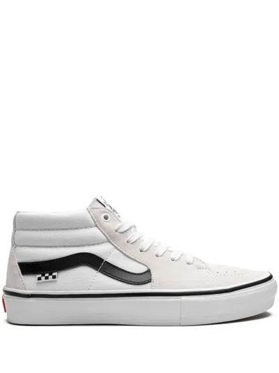 Vans Skate Grosso Mid "white/black" Sneakers In Neutrals