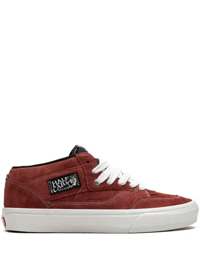 Vans Skate Half Cab "brick" Sneakers In Red