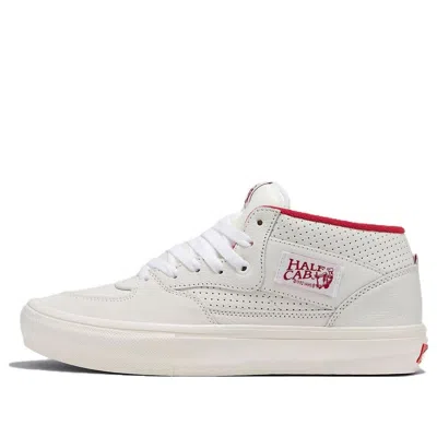 Vans Skate Half Cab Shoes 'white Red'