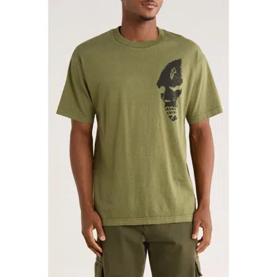Vans Skate Mike G Skull Graphic T-shirt In Green