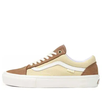 Vans Skate Old Skool 'brown Yellow' In Neutral