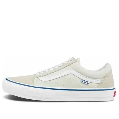 Vans Skate Old Skool 'checkerboard - Off White' In Gray