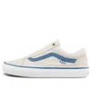 Vans Skate Old Skool 'raw Canvas Blue' In White