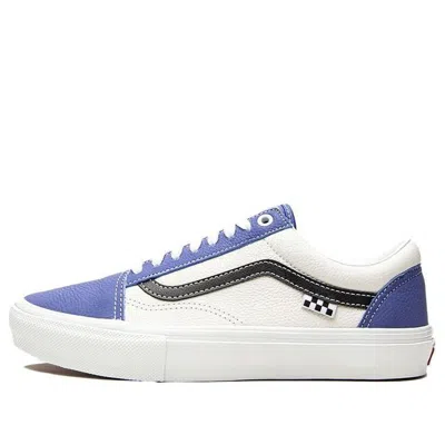 Vans Skate Old Skool 'sport Leather - True Blue' In Multi