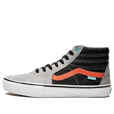 Vans Skate Sk8-hi 'gray Black Red' In Multi