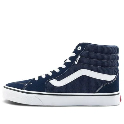Vans Skate Sk8-hi 'navy White' In Blue