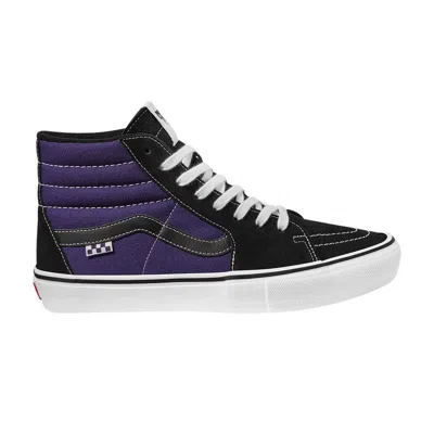 Pre-owned Vans Skate Sk8-hi 'purple Black' | Men's Size 8.5