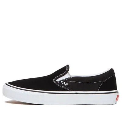 VANS VANS SKATE SLIP-ON 'BLACK CHECKERBOARD'