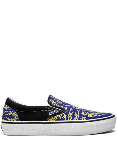 Vans Skate Slip-on Sneakers In Blue