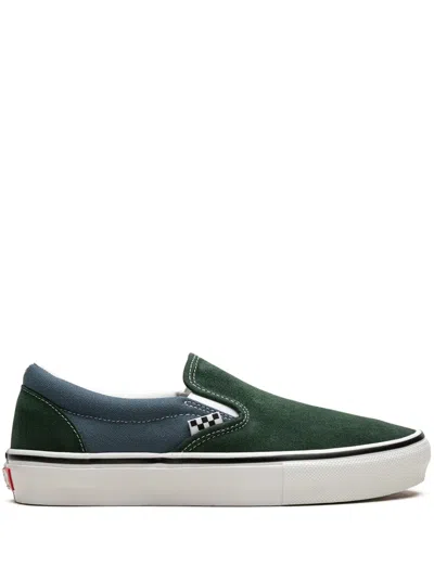 Vans Skate Slip-on "mountain View" Sneakers In Green