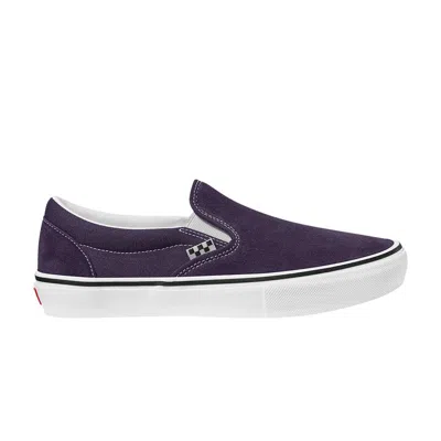 Pre-owned Vans Skate Slip-on 'purple Black' | Men's Size 7
