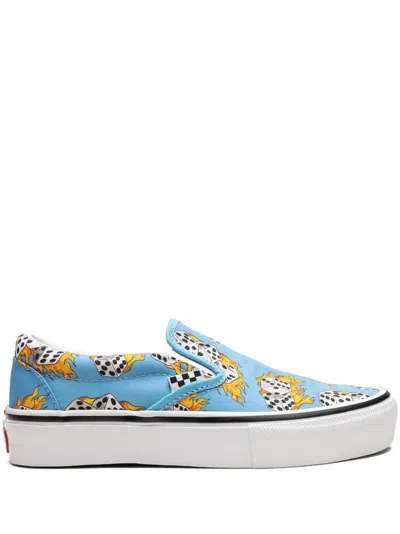 Vans Skate Slip-on Sneakers In 蓝色