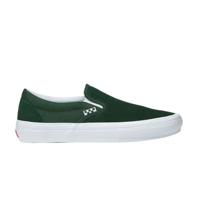 Pre-owned Vans Skate Slip-on 'wrapped Green'