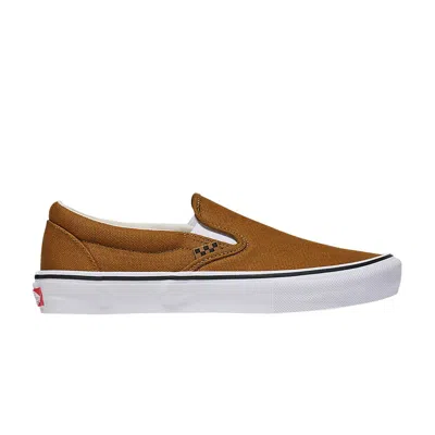 Pre-owned Vans Skate Slip-on 'duck Golden Brown' | Men's Size 13