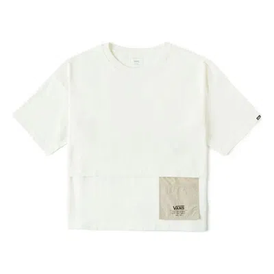 Vans Skate T-shirt 'beige' In White
