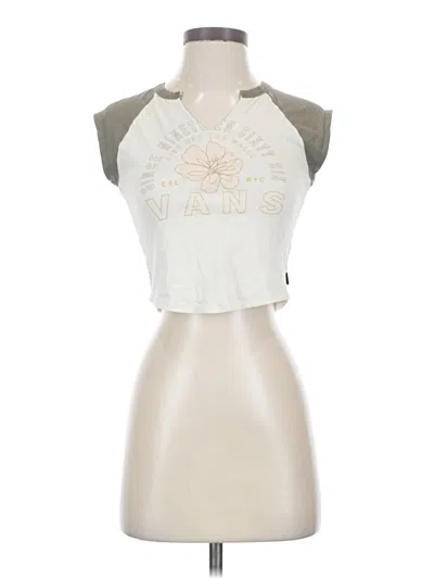 Pre-owned Vans Sleeveless T-shirt In Ivory