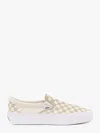 Vans Classic Checkerboard Slip On Sneakers Checkerboard Eucalyptus In Animal Print
