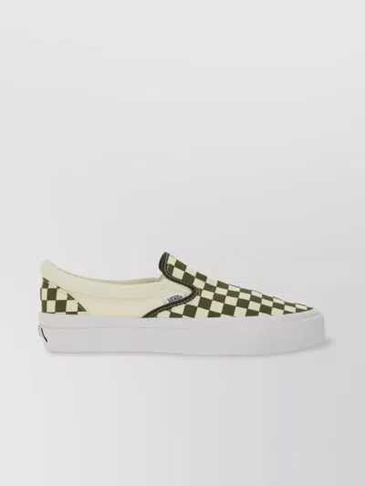 Vans Slip-on 98 Checkered Pattern Sneaker In White