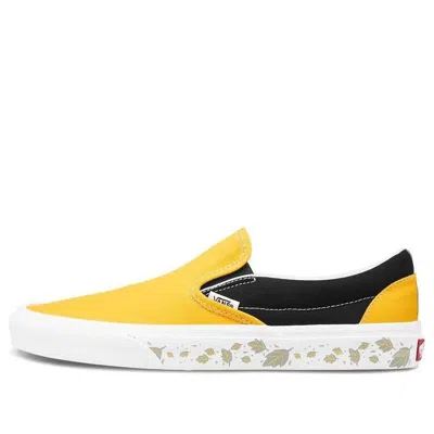 Vans Slip-on Black Yellow Unisex 'black Yellow'