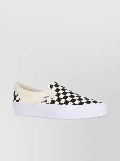 VANS SLIP-ON CANVAS SNEAKERS ELASTIC ACCENTS