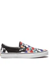 Vans Checker Cube Slip-on Sneakers In Black