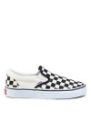 Vans Slip-on Reissue 98 Checkerboard Shoes In Bianco Nero