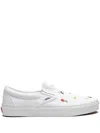 Vans Slip On "garden Party" Sneakers In White